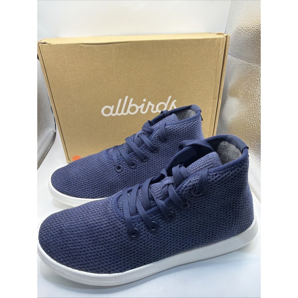 ALLBIRDS WOMEN'S TREE TOPPER MARINE BLUE SHOES SIZE US SIZE 8, EU 40-41, UK 7